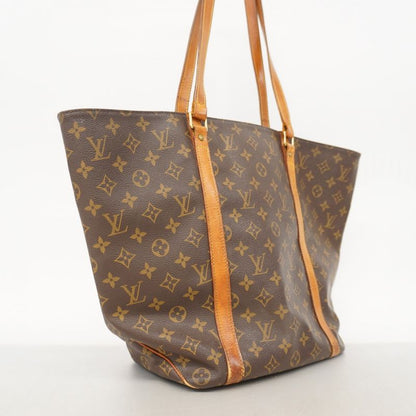 Louis Vuitton Tote Bag Monogram Sac Shopping M51108 Brown Ladies