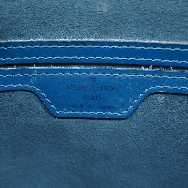 Louis Vuitton Shoulder Bag Epi Saint Jacques Poitiers Long M52335 Toledo Blue