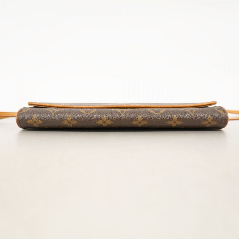 Louis Vuitton Shoulder Bag Monogram Pochette Twin GM M51852 Brown Ladies