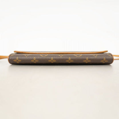 Louis Vuitton Shoulder Bag Monogram Pochette Twin GM M51852 Brown Ladies