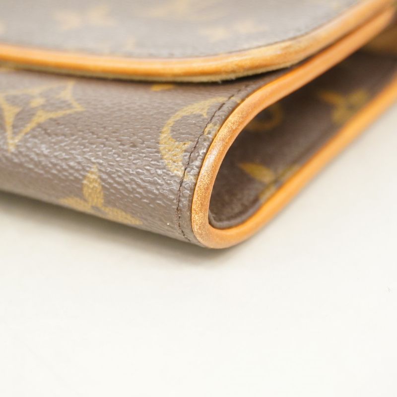 Louis Vuitton Shoulder Bag Monogram Pochette Twin GM M51852 Brown Ladies