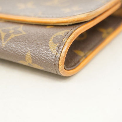 Louis Vuitton Shoulder Bag Monogram Pochette Twin GM M51852 Brown Ladies