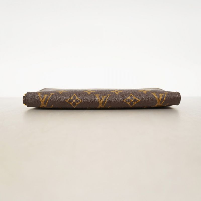 Louis Vuitton Long Wallet Monogram Portefeuille Antholite M60250 Rouge Ladies