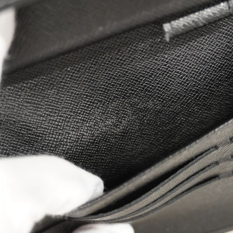 Louis Vuitton Epi Porte Trifold Long Wallet International M63382 Noir Black Men