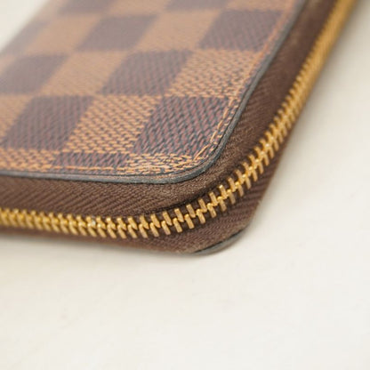 Louis Vuitton Damier Portefeuille Clemence N60534 Three's Ladies Long Wallet