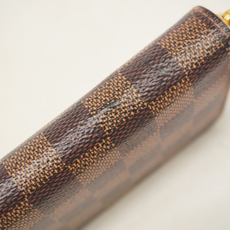 Louis Vuitton Damier Portefeuille Clemence N60534 Three's Ladies Long Wallet