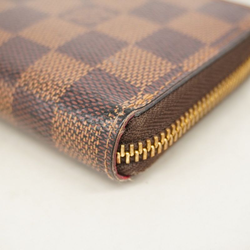 Louis Vuitton Damier Portefeuille Clemence N60534 Three's Ladies Long Wallet