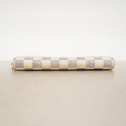 Louis Vuitton Damier Azure Zippy Wallet N60019 White Ladies