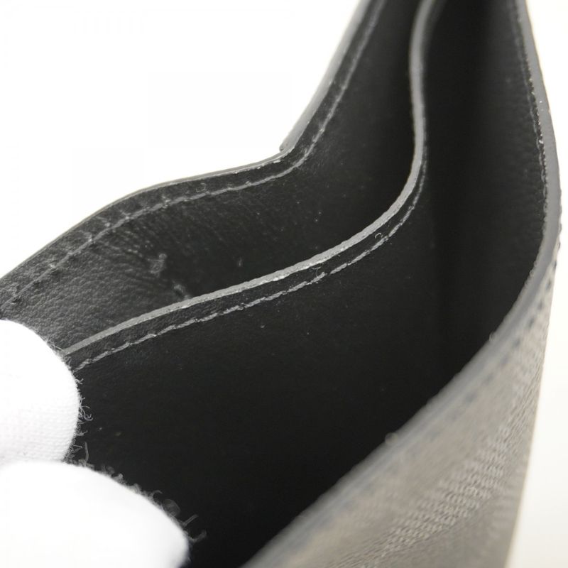 Louis Vuitton Wallet Damier Graphite Portefeuille Marco NM N63336 Black Men's