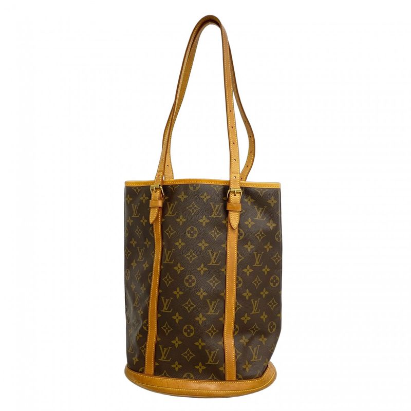 Louis Vuitton Tote Bag Monogram Bucket GM M42236 Brown Ladies