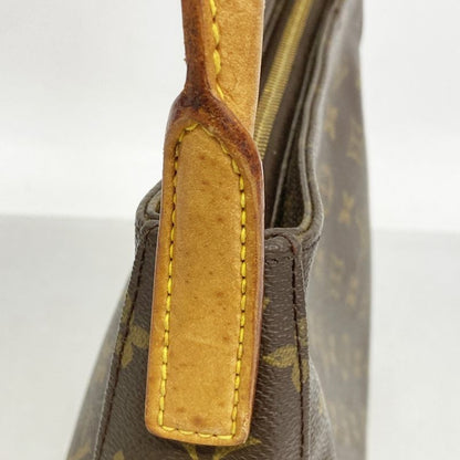 Louis Vuitton Shoulder Bag Monogram Looping MM M51146 Brown Ladies