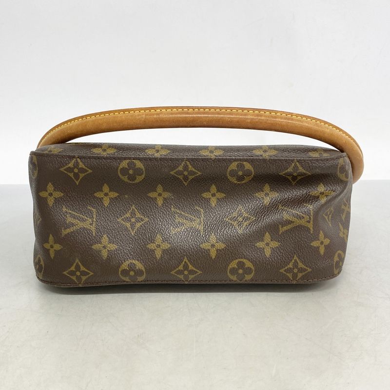 Louis Vuitton Shoulder Bag Monogram Looping MM M51146 Brown Ladies