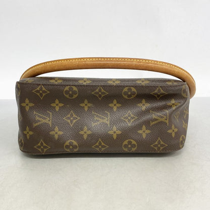 Louis Vuitton Shoulder Bag Monogram Looping MM M51146 Brown Ladies