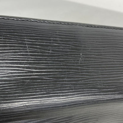 Louis Vuitton Epi Portefeuille Sarah M63742 Noir Black Women