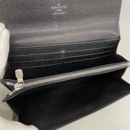Louis Vuitton Epi Portefeuille Sarah M63742 Noir Black Women
