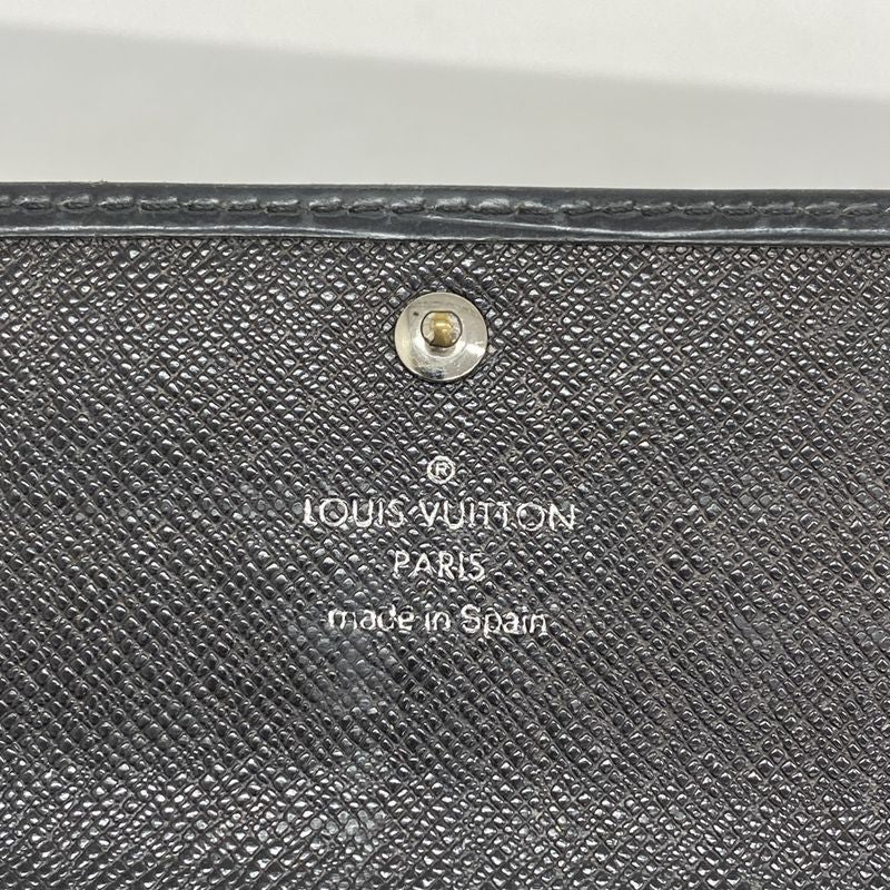 Louis Vuitton Epi Portefeuille Sarah M63742 Noir Black Women