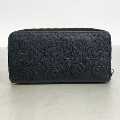 Louis Vuitton Monogram Empreinte Zippy Wallet M61864 Noir Black Ladies