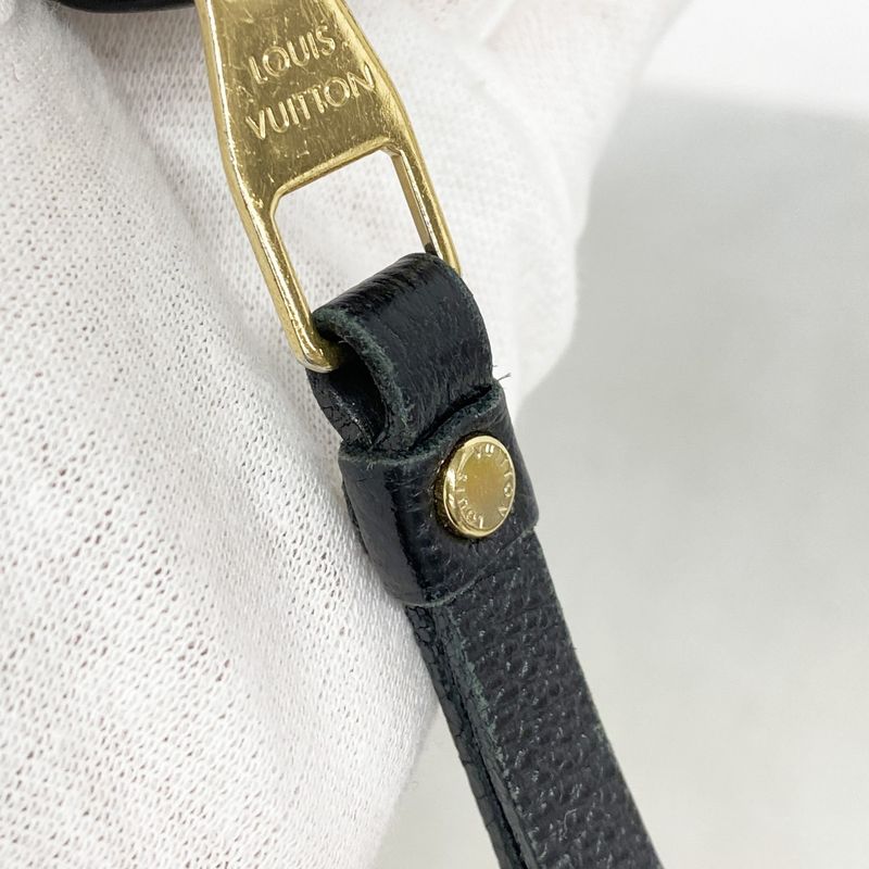 Louis Vuitton Monogram Empreinte Zippy Wallet M61864 Noir Black Ladies