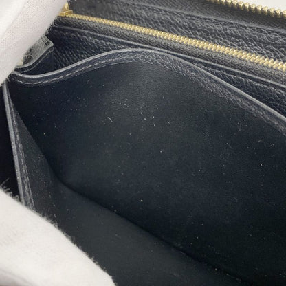 Louis Vuitton Monogram Empreinte Zippy Wallet M61864 Noir Black Ladies
