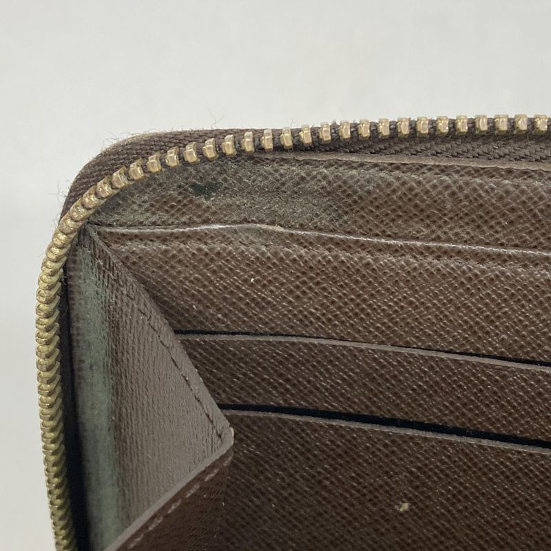 Louis Vuitton Long Wallet Damier Zippy Wallet N60015 Ebène Men Women Unisex