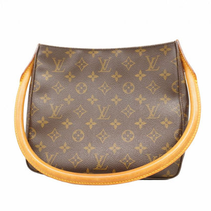 Louis Vuitton Shoulder Bag Monogram Looping MM M51146 Brown Ladies