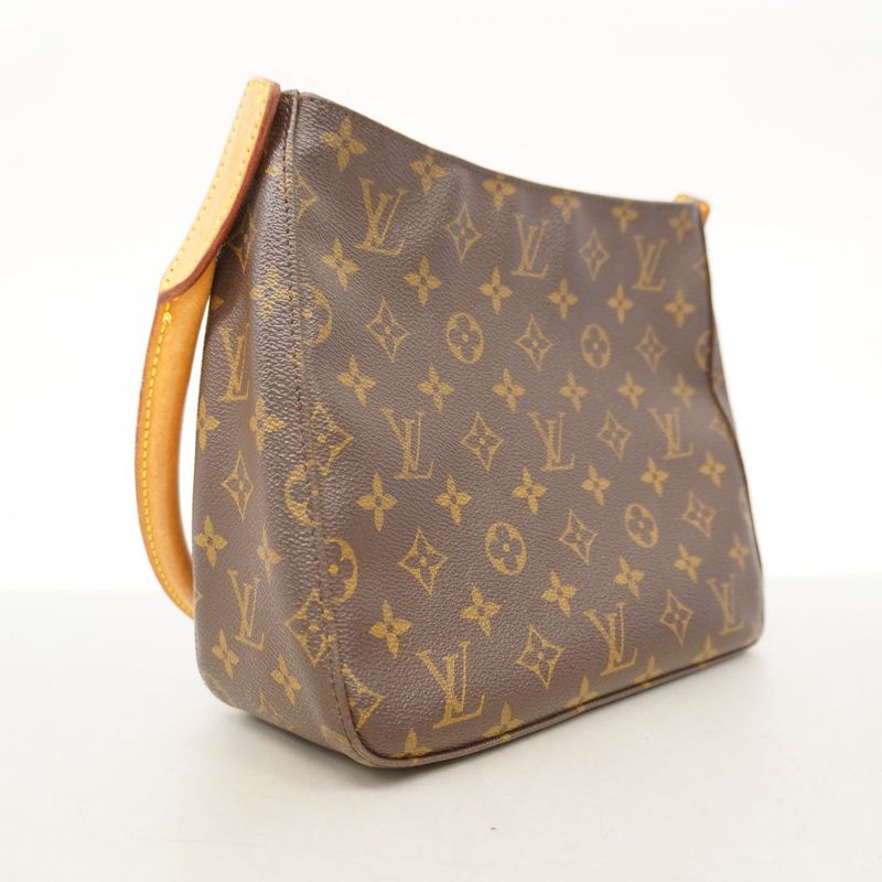 Louis Vuitton Shoulder Bag Monogram Looping MM M51146 Brown Ladies