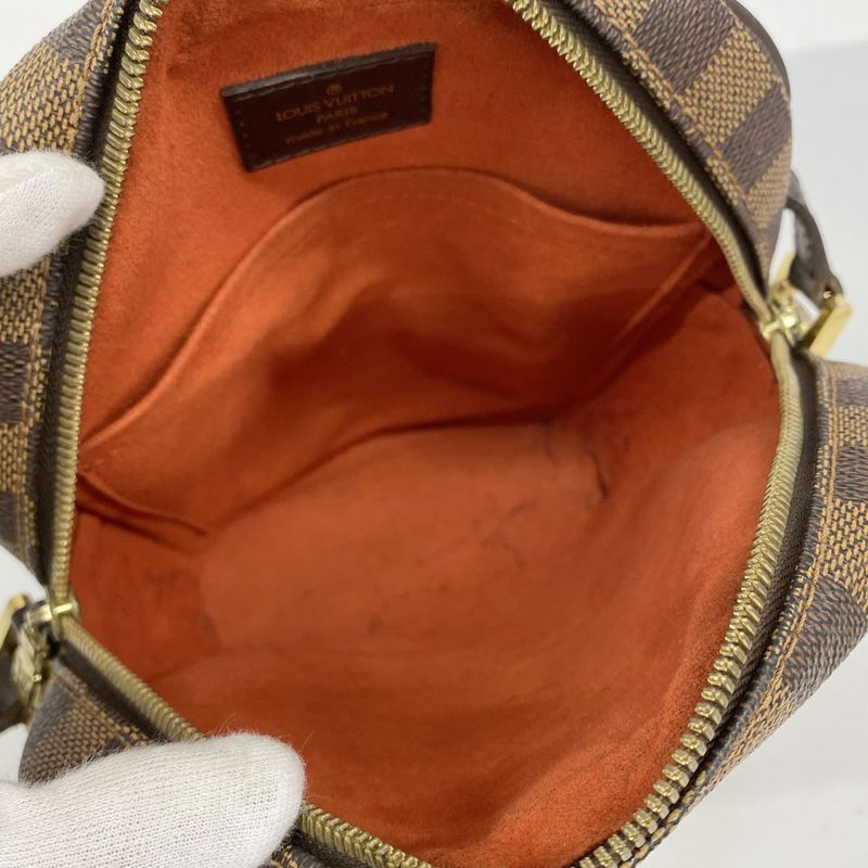 Louis Vuitton Damier Ipanema PM N51294 Ebene Womens Shoulder Bag