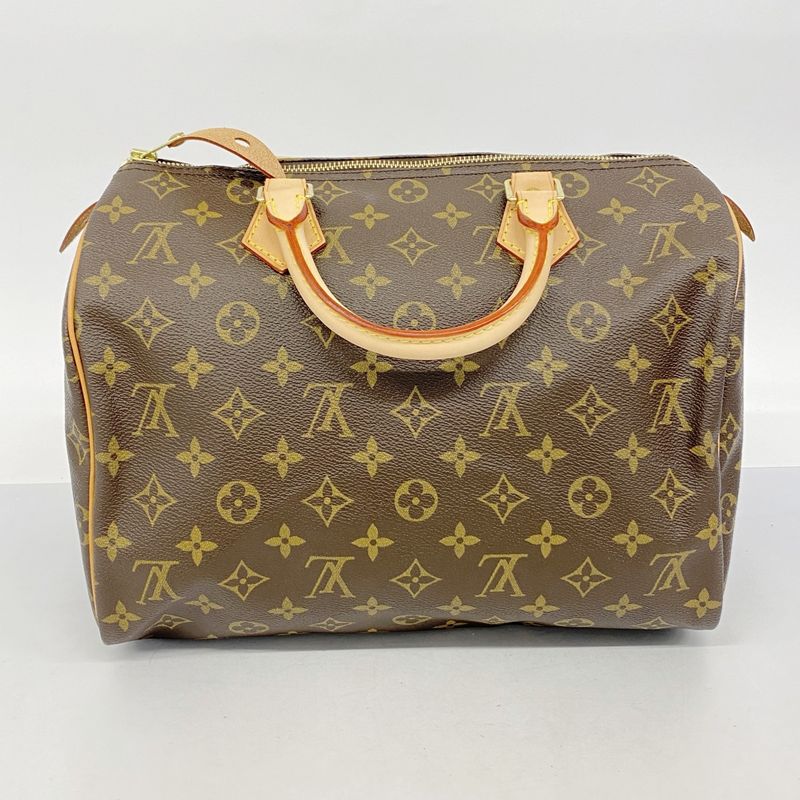 Louis Vuitton Handbag Monogram Speedy 30 M41108 Brown Ladies
