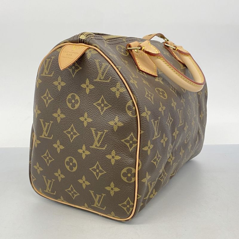 Louis Vuitton Handbag Monogram Speedy 30 M41108 Brown Ladies