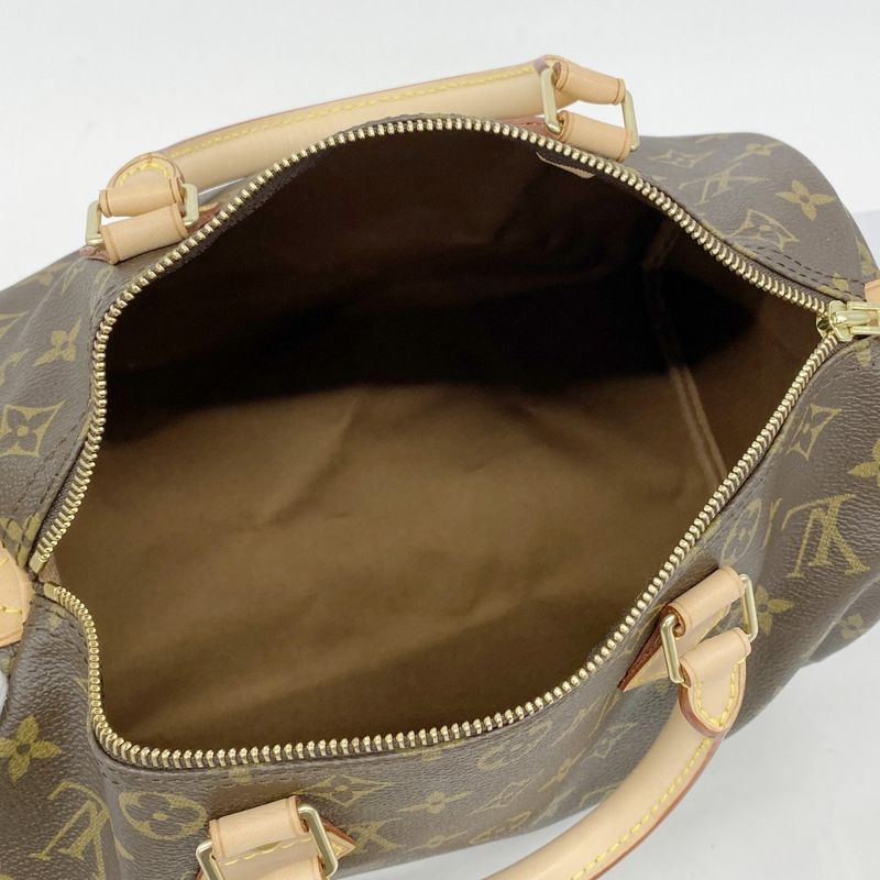 Louis Vuitton Handbag Monogram Speedy 30 M41108 Brown Ladies