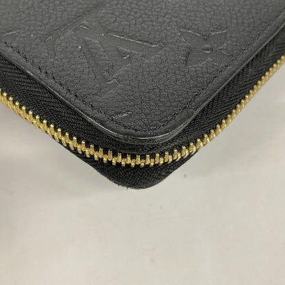 Louis Vuitton Monogram Empreinte Zippy Wallet M61864 Noir Black Ladies