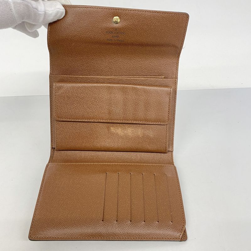 Louis Vuitton Trifold Wallet Monogram Porte-tresor Etui Papier M61202 Brown