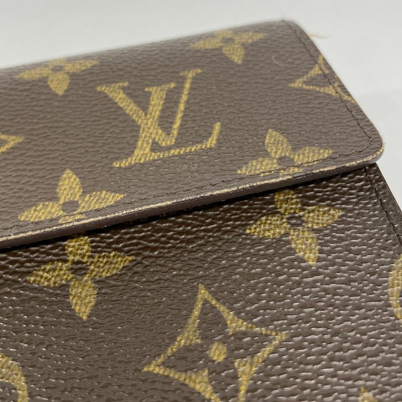 Louis Vuitton Trifold Wallet Monogram Porte-tresor Etui Papier M61202 Brown