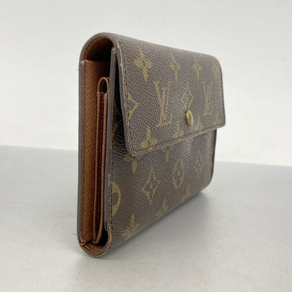 Louis Vuitton Trifold Wallet Monogram Porte-tresor Etui Papier M61202 Brown