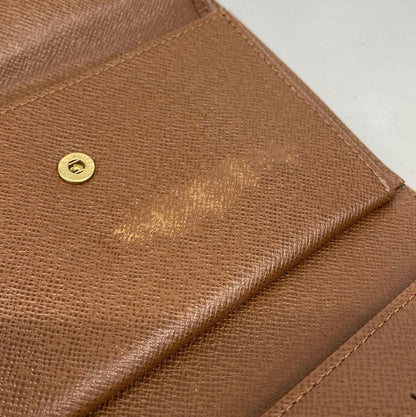 Louis Vuitton Trifold Wallet Monogram Porte-tresor Etui Papier M61202 Brown