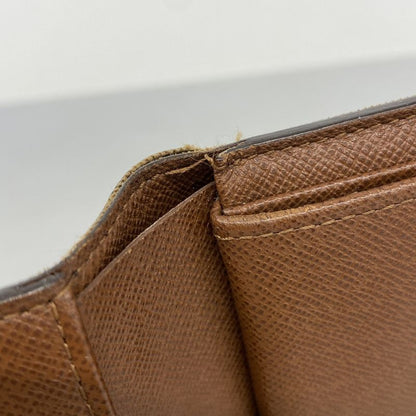 Louis Vuitton Trifold Wallet Monogram Porte-tresor Etui Papier M61202 Brown