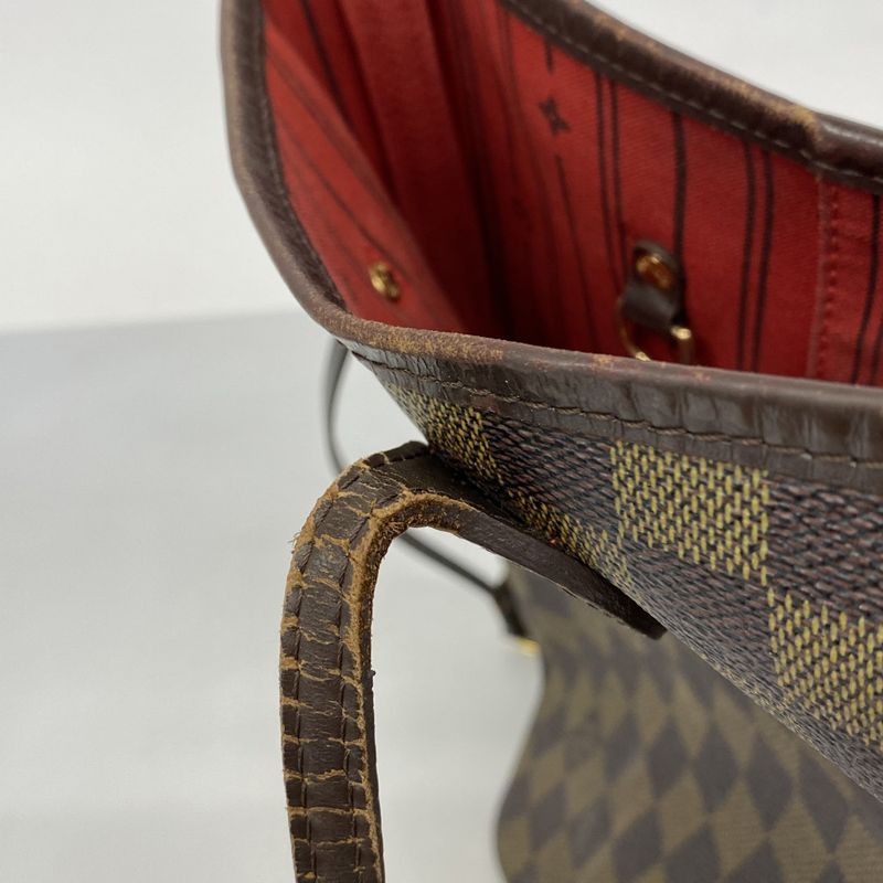 Louis Vuitton Tote Bag Damier Neverfull MM N51105 Ebene Womens