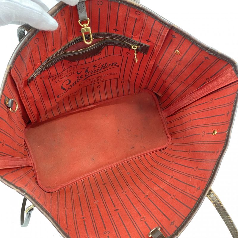 Louis Vuitton Tote Bag Damier Neverfull MM N51105 Ebene Womens