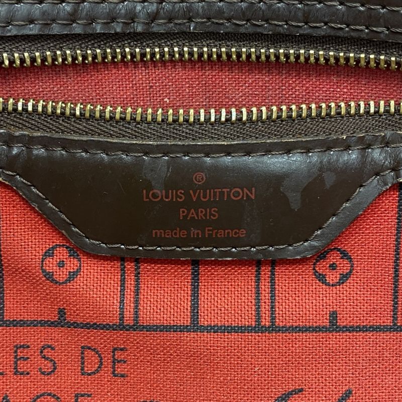 Louis Vuitton Tote Bag Damier Neverfull MM N51105 Ebene Womens