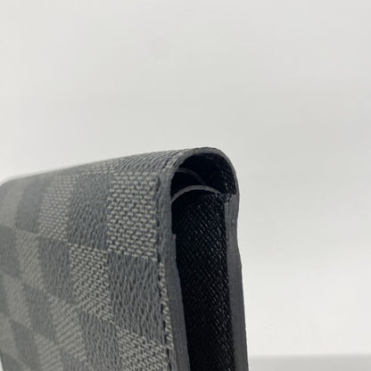 Louis Vuitton Wallet Damier Graphite Portefeuille Marco N62664 Black Men's