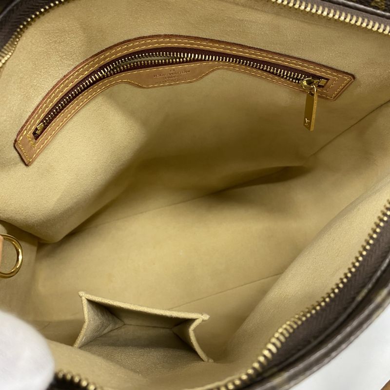 Louis Vuitton Shoulder Bag Monogram Looping GM M51145 Brown Ladies