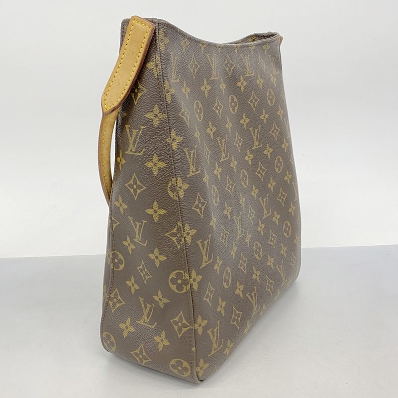 Louis Vuitton Shoulder Bag Monogram Looping GM M51145 Brown Ladies