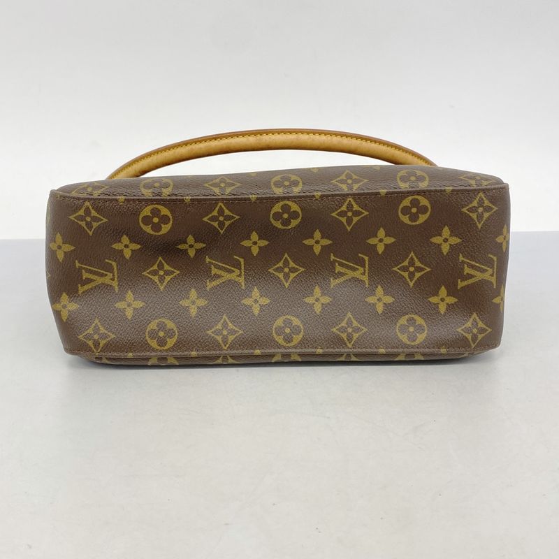 Louis Vuitton Shoulder Bag Monogram Looping GM M51145 Brown Ladies