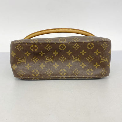 Louis Vuitton Shoulder Bag Monogram Looping GM M51145 Brown Ladies