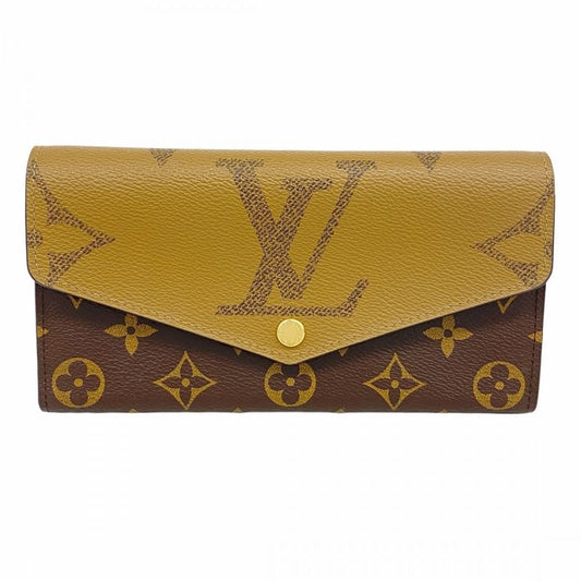 Louis Vuitton Long Wallet Monogram Giant Reverse Portefeuille Sarah M80726