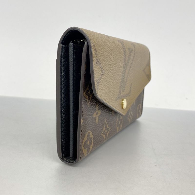 Louis Vuitton Long Wallet Monogram Giant Reverse Portefeuille Sarah M80726