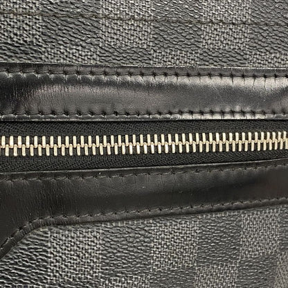 Louis Vuitton Shoulder Bag Damier Graphite Daniel MM N58029 Black Men's