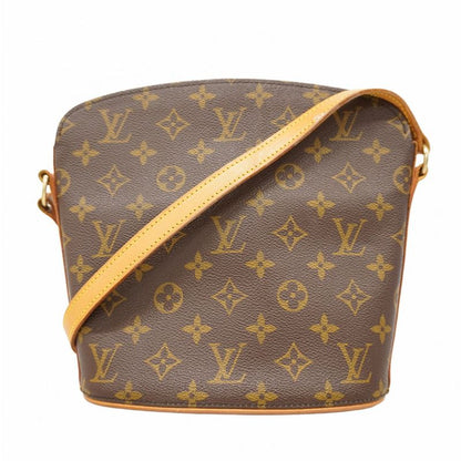 Louis Vuitton Shoulder Bag Monogram Drouot M51290 Brown Ladies