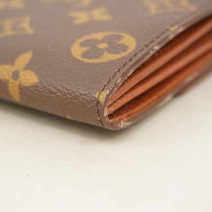 Louis Vuitton Long Wallet Monogram Pochette Porte Monet Cles Di M61725 Brown