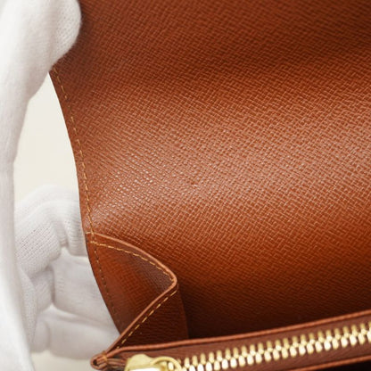 Louis Vuitton Long Wallet Monogram Pochette Porte Monet Cles Di M61725 Brown